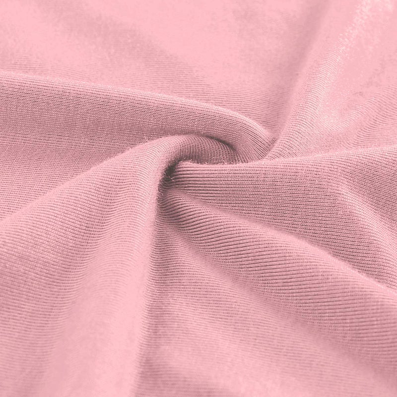 KIM S Summer Bodycon Maternity Dress Tank Maternity Dress for Photoshoot Baby Shower Pregnancy Clothes Sleeveless Sundress Must Haves Bump Friendly (Pink L) - Image 4