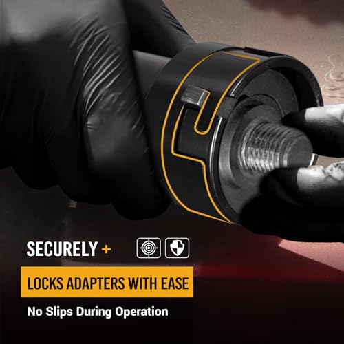 EWK 13 Pcs Inner Tie Rod Removal Tool Kit, Includes 12 SAE & Metric Crowfoot Adapters for Removing & Installing Tie Rods on Most Cars, Trucks & SUVs - Image 5