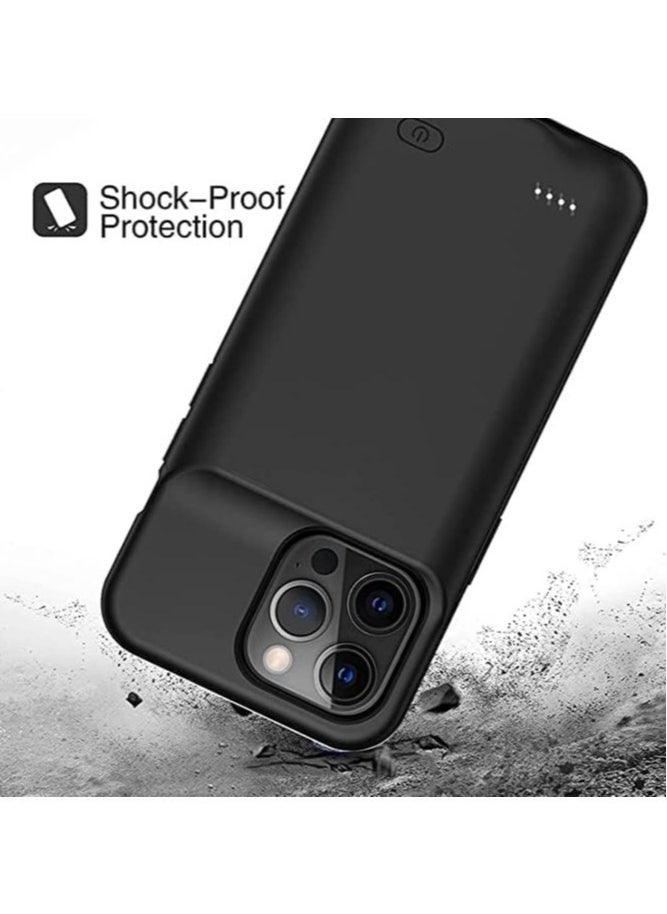Raxoom Battery Case for iPhone 13 Pro, Portable Battery Pack, Rechargeable Smart Charger Case, External Battery Charging Case, 3500 mAh, Compatible with (iPhone 12). - Image 2