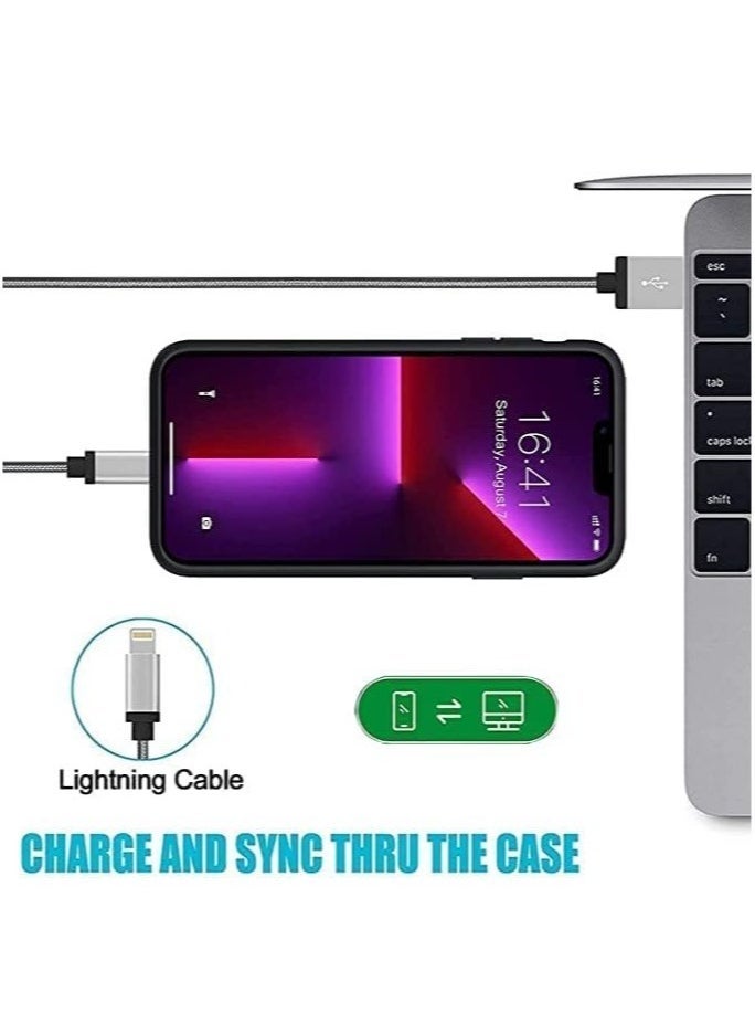 Raxoom Battery Case for iPhone 13 Pro, Portable Battery Pack, Rechargeable Smart Charger Case, External Battery Charging Case, 3500 mAh, Compatible with (iPhone 12). - Image 4