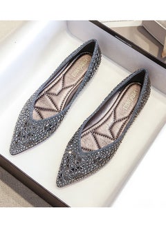 Shougu Single Shoe Women's Thick Heel Versatile Shoes 