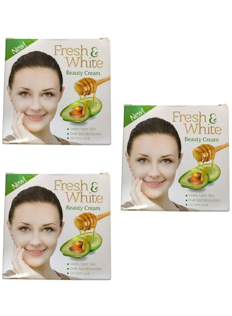 Fresh & White Original Beauty Cream, 30g (Pack of 3)