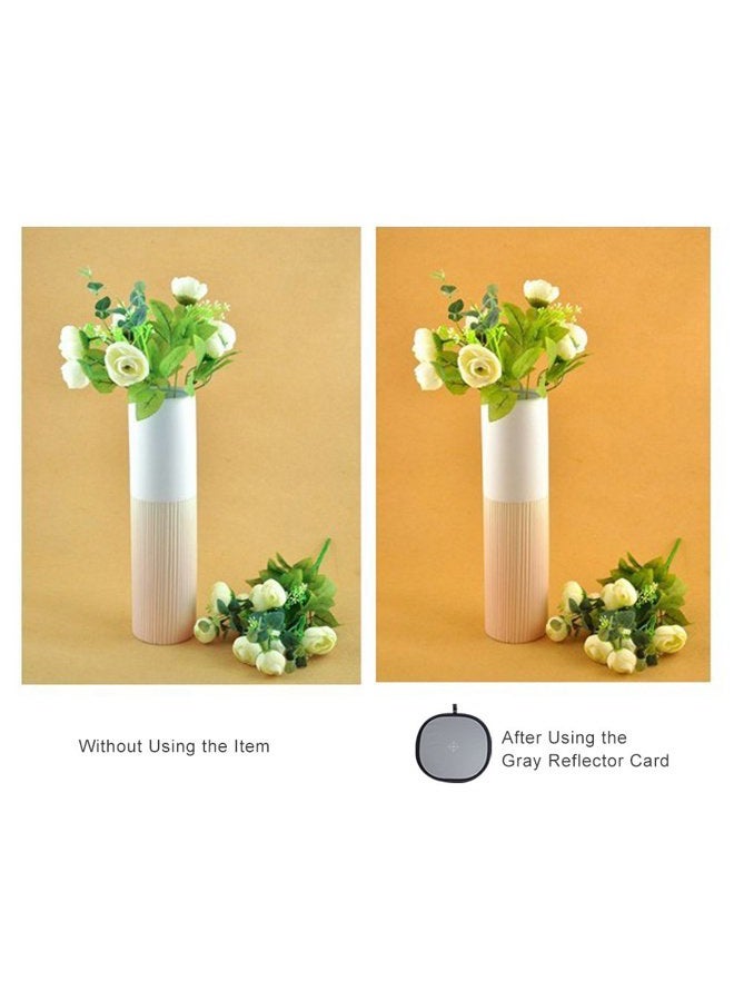 ANDOER 60cm / 24inch Foldable Grey/White Balance 18% Grey Gray Reference Reflector Card with Carrying Bag - Image 3