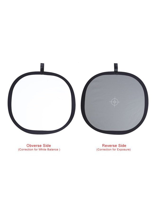 ANDOER 60cm / 24inch Foldable Grey/White Balance 18% Grey Gray Reference Reflector Card with Carrying Bag - Image 2