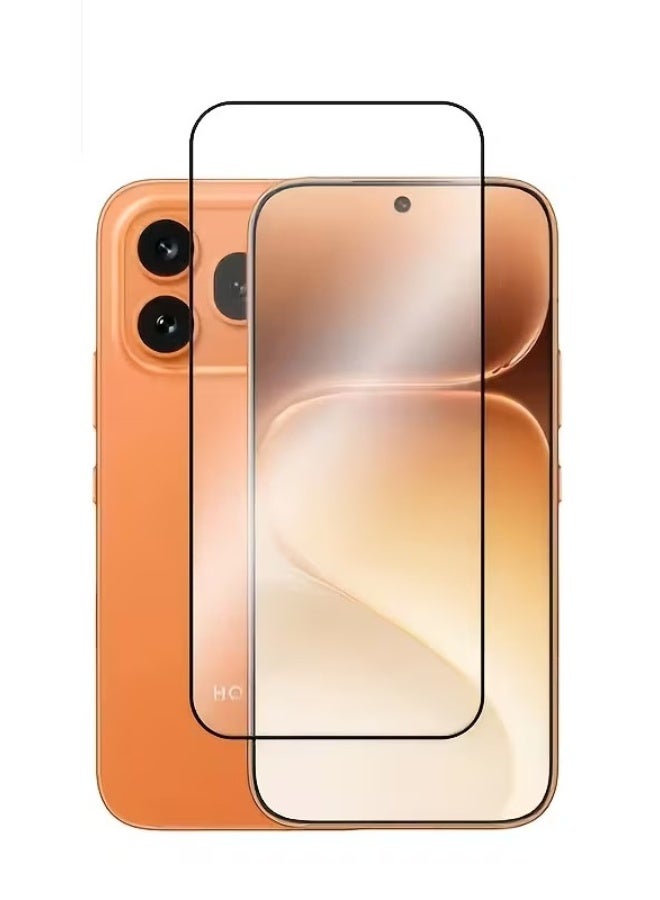 واقي شاشة زجاجي لهاتف Honor 600 / Honor 600 Pro، لاصق بالكامل، ثلاثي الأبعاد، منحني، زجاج مقوى، مقاوم لبصمات الأصابع والخدوش. - Image 1