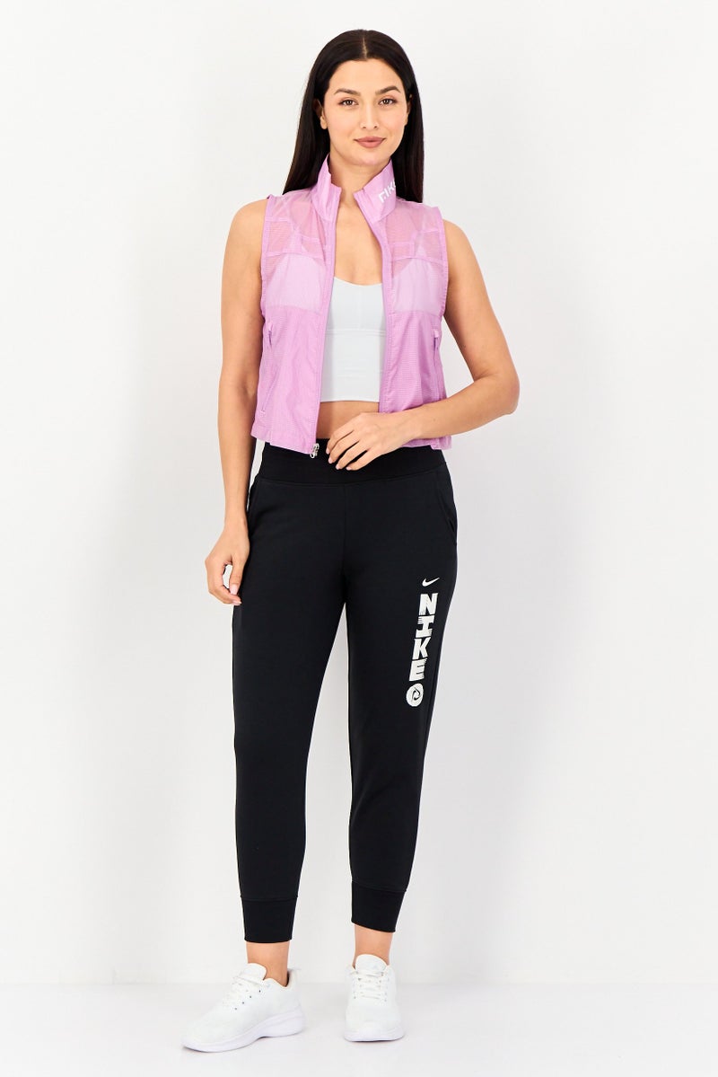 Nike Women Sportswear Fit Training Jacket Vest, Purple - Image 2