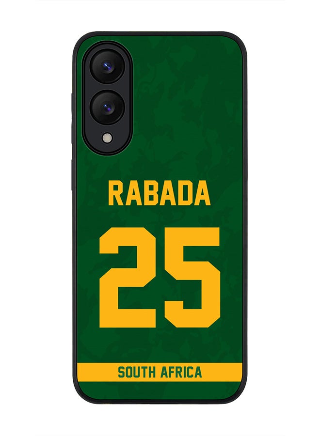 Stylizedd For Samsung Galaxy S25 Edge Case,Slim fit Camera Protection, Shockproof Thin Phone cover  - South Africa Kagiso Rabada, Jersey No 25