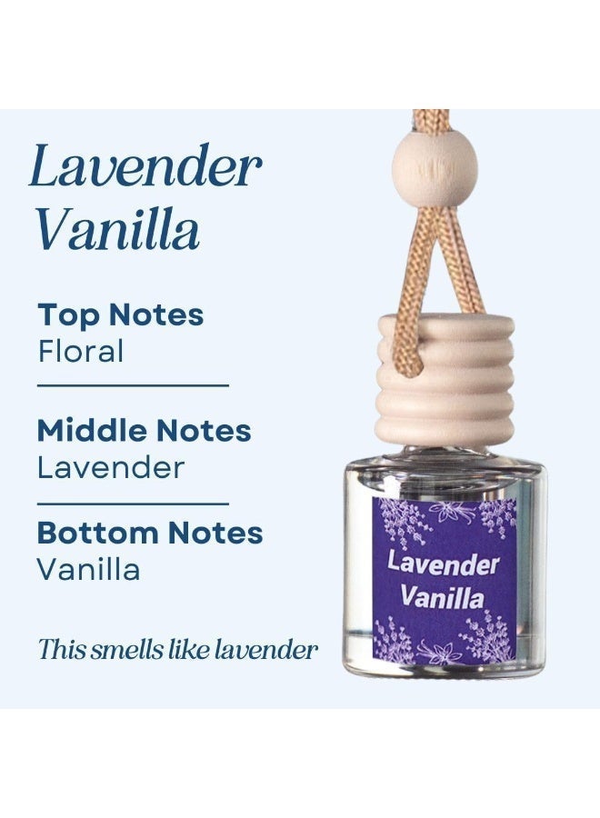 SODANEED Car Air Freshener Hanging 2 Bottle, Essential Oil Diffuser for Car, Car Air Freshener Cute, Long Lasting Air Freshener for Car, air Fresheners for Women Men, Air Diffusers - Image 2