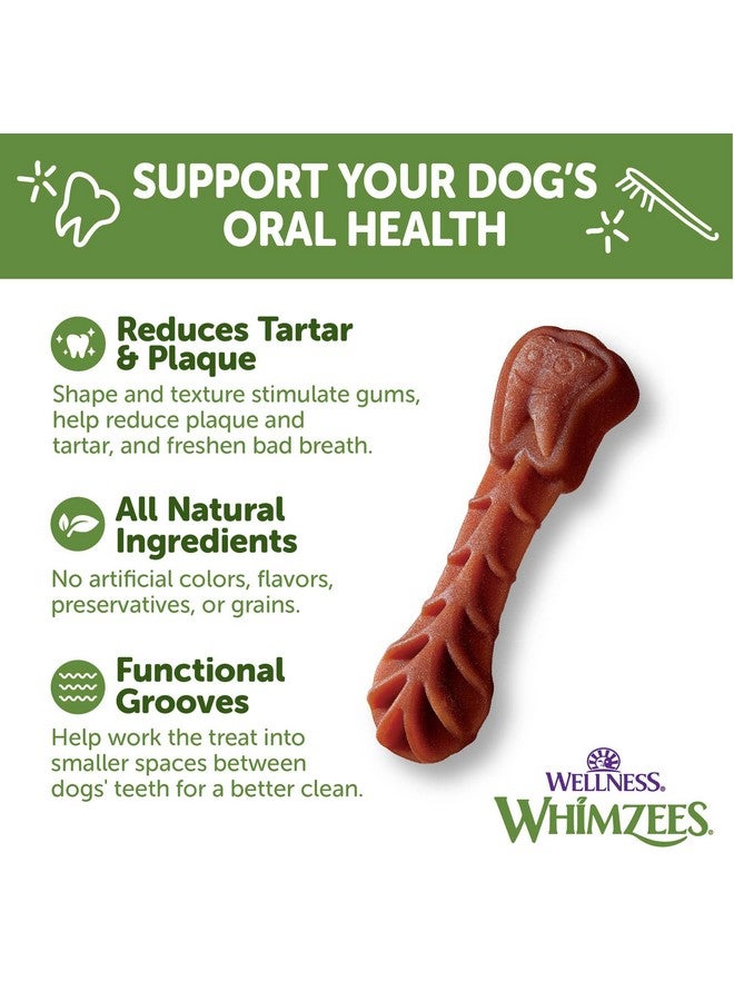 ويمزيس مكافآت أسنان الكلاب من ويمزيز ويلنس براشزيز، مضغ طبيعي، عصا صغيرة الحجم، (24 قطعة) - Image 5