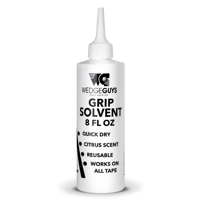 Wedge Guys Professional Golf Grip Tape Solvent for Regripping Golf Clubs | Golf Grip Solvent Solution for Easy Regripping and Golf Club Repair - Image 1