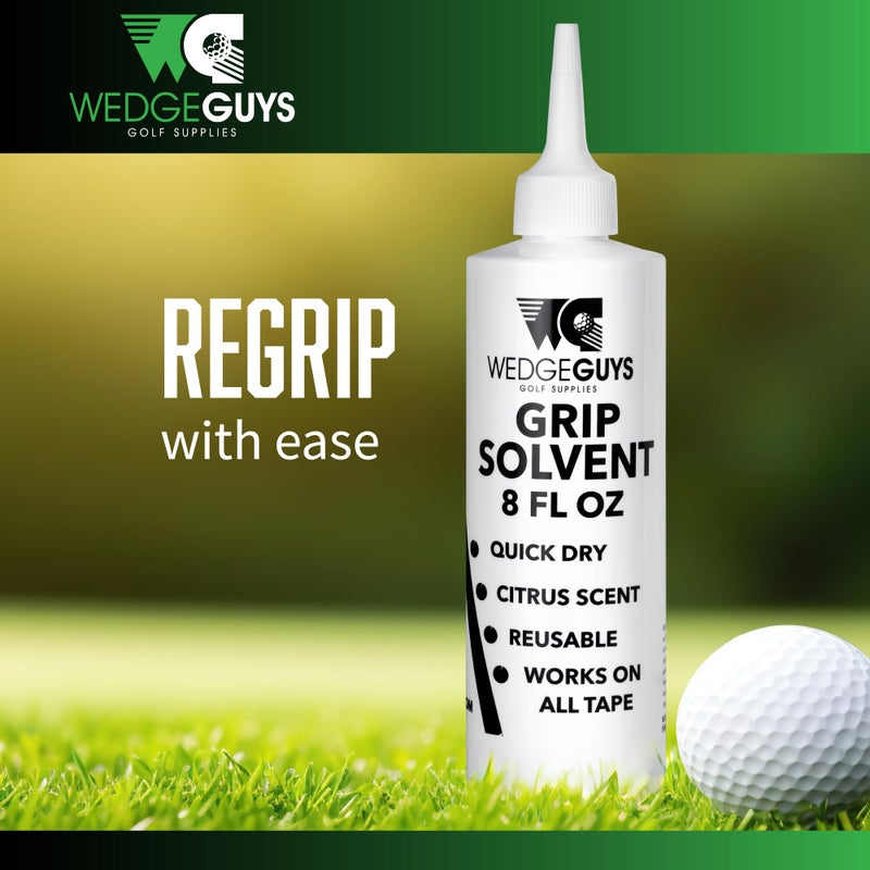 Wedge Guys Professional Golf Grip Tape Solvent for Regripping Golf Clubs | Golf Grip Solvent Solution for Easy Regripping and Golf Club Repair - Image 2