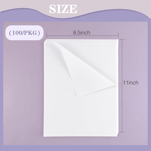 Lineco Buffered Acid-Free Interleaving Tissue 8.5" x11", Archival Paper Extends Life of Pictures, Photographs, Artwork and Textiles, for Black & White, Color, and Albumen Prints, Pack of 100 - Image 3