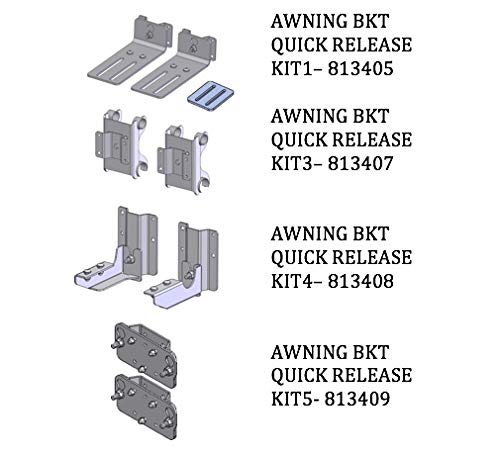 ARB 813408 Awning Bracket Quick Release Kit 4, Compatible for All ARB Awning Models - Image 4