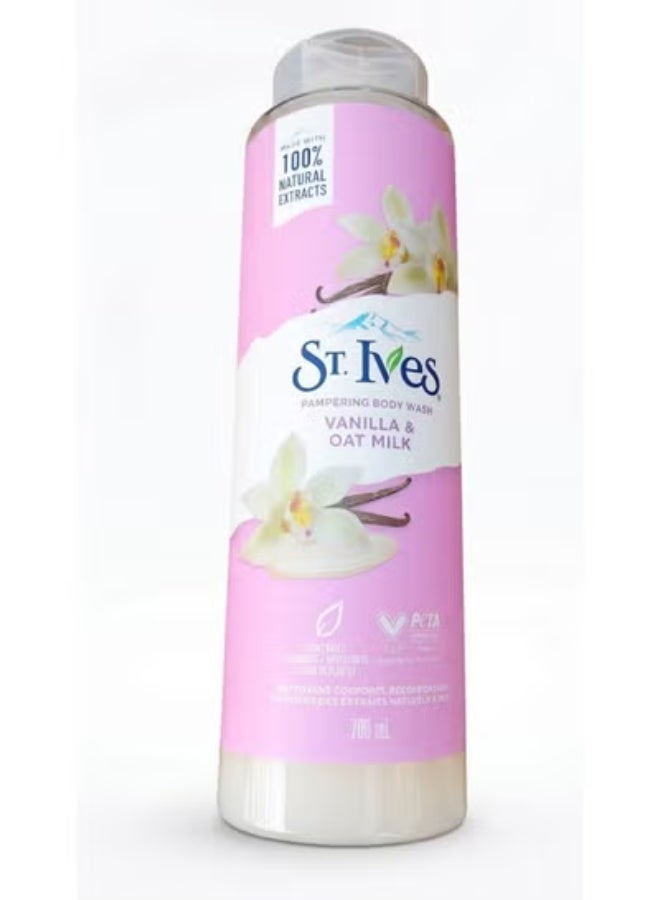 Pampering Body Wash Vanilla & Oat Milk Made with 100% Natural Extracts 700 ML