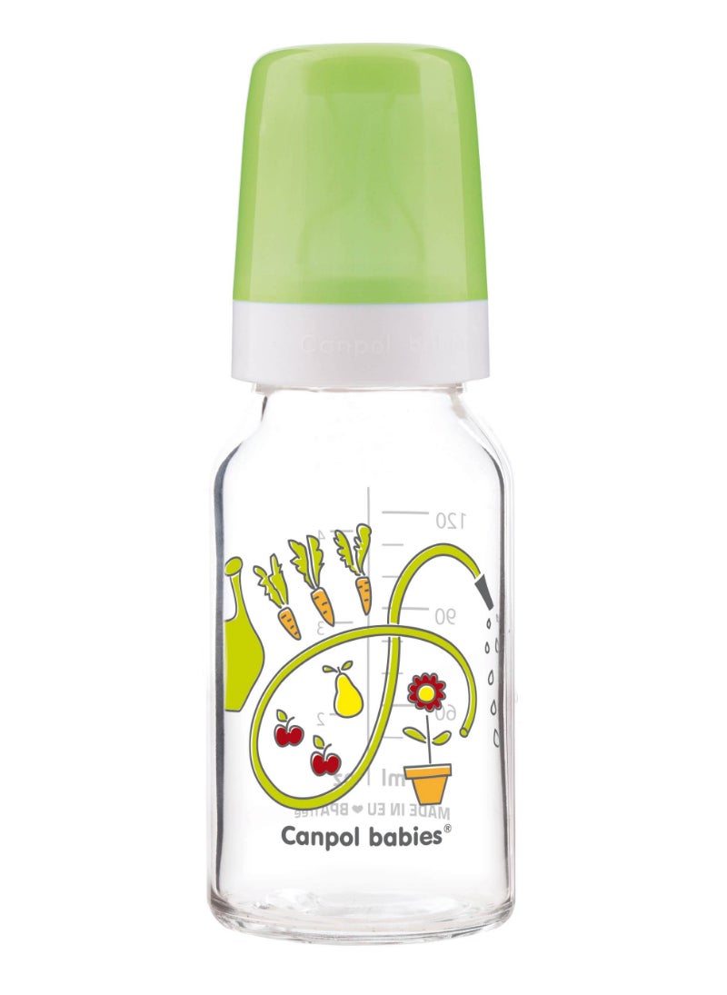 Canpol babies Canpol Designed Glass Bottle 120Ml