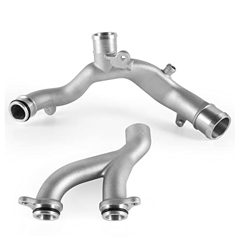 AULINK (OEM Part) LR090630 LR092992 AJ813917 AJ813865 C2Z28536 Aluminum Water Pump Thermostat Top Crossover Hose For 2010-2021 Land Rover LR4 Discovery Range Rover Sport, Jaguar XF XJ F-Type F-Pace - Image 5