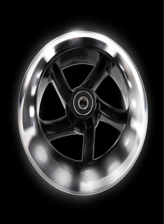 WHEELGOO Wiggle Scooter 145mm White Light-Up Replacement Wheels Front/Rear for Y Fliker 3-Wheeled Swing Scooter (2) - Image 4