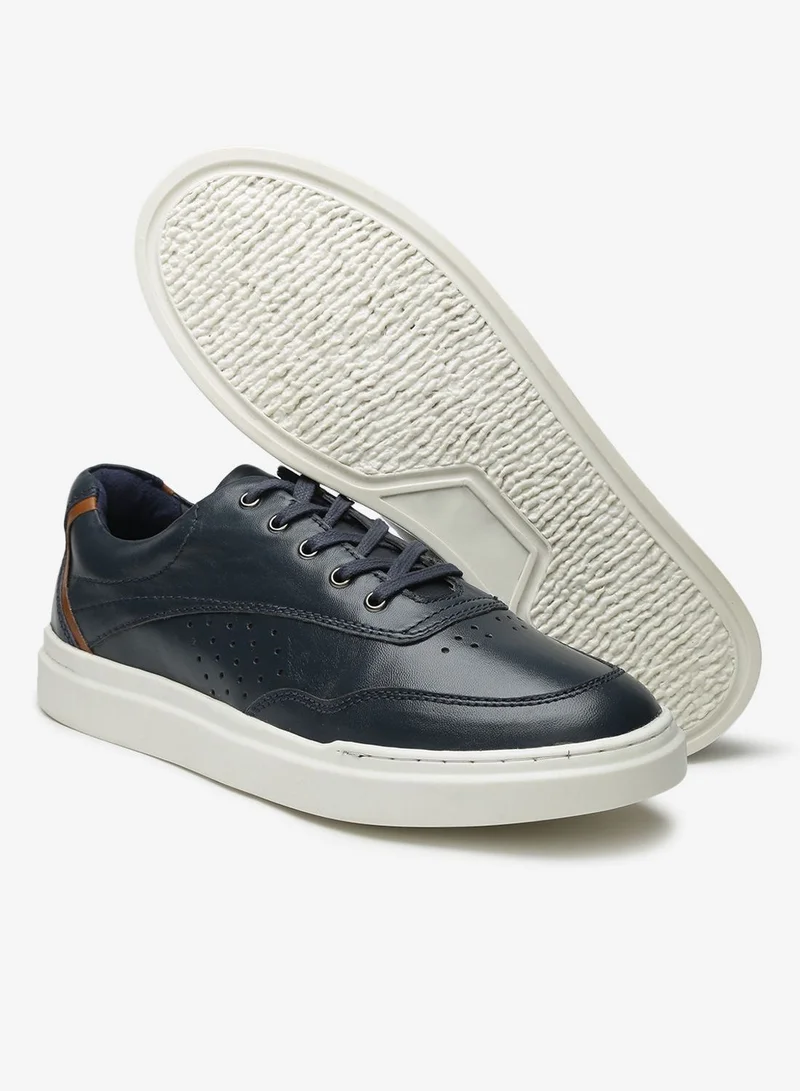 Hush Puppies Leather Low Top Sneakers
