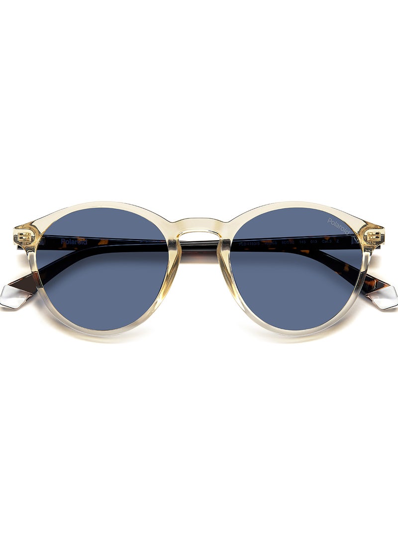 Polaroid Men's Polarized Oval Sunglasses - Pld 4153/S Yellow Millimeter - Lens Size: 50 Mm  - Image 4