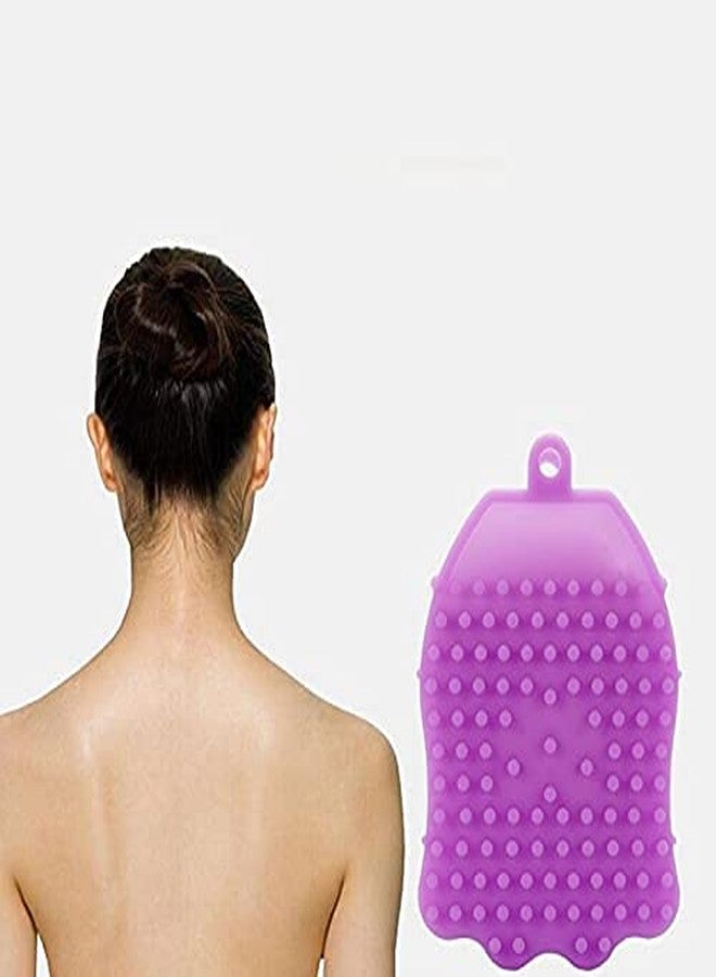 LOXBEE Silicone Bath Brush Body Scrubber Bath Glove Anti Cellulite Shower Soft Brush Scrub - Image 3