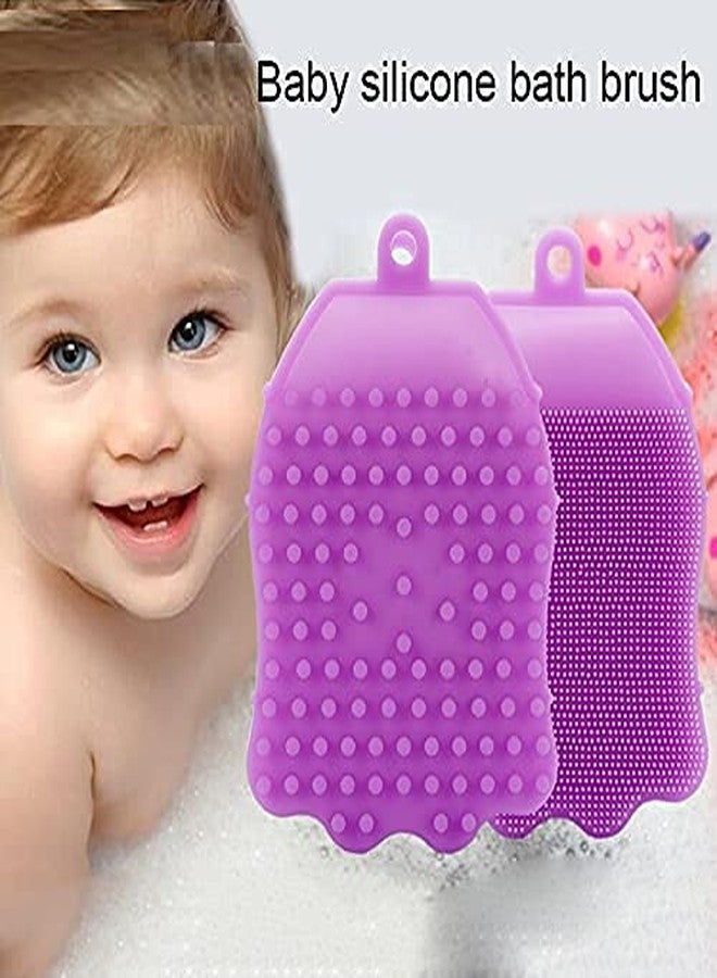 LOXBEE Silicone Bath Brush Body Scrubber Bath Glove Anti Cellulite Shower Soft Brush Scrub - Image 5