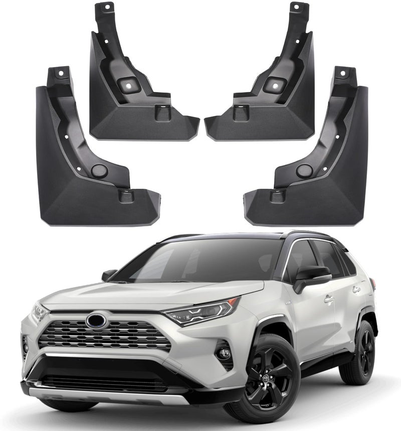 Birbenben Mud Flaps Fit for Toyota RAV4 20192025 OEM Style No Drilling Mud Guards for RAV 4 Mudguard Mudflap Rear Tire Splash Compatible with 2020 2021 2022 2023 2024 RAV4 Hybrid Accessories