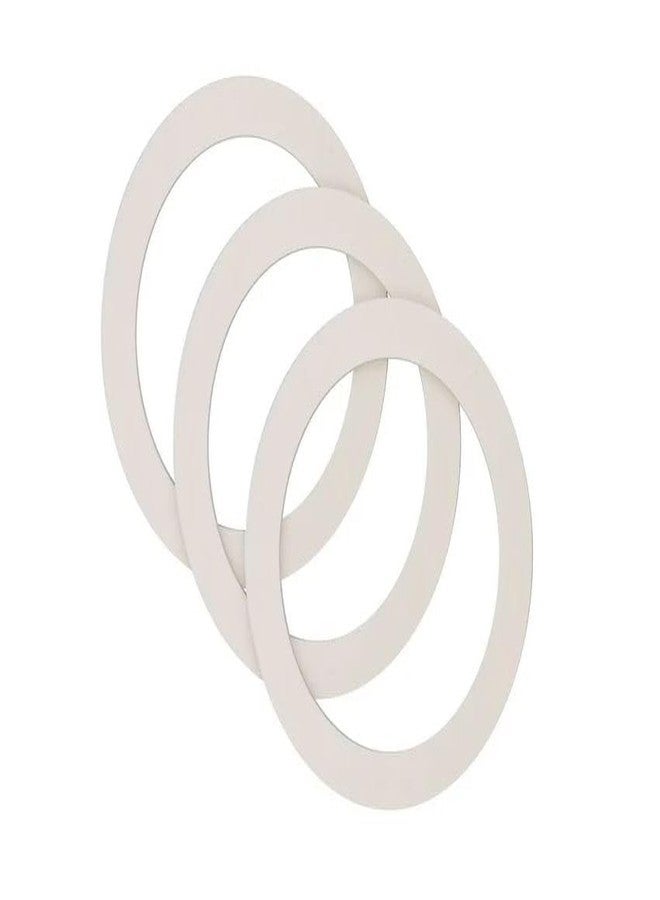 Univen Gasket Compatible with 3 Cup Bialetti Espresso Maker 1.95" (49.5mm) ID x 2.54" (64.5mm) OD Made in USA 3 Pack NOT UNIVERSAL PLEASE CHECK DIMENSIONS BEFORE ORDERING - Image 1