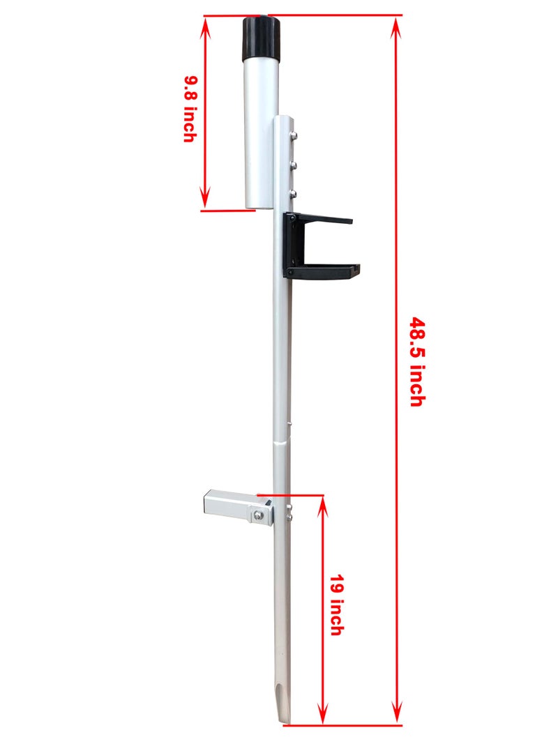 Brocraft Surf Rod Holder with Cup Holder and Sand Spike for Fishing - Image 2