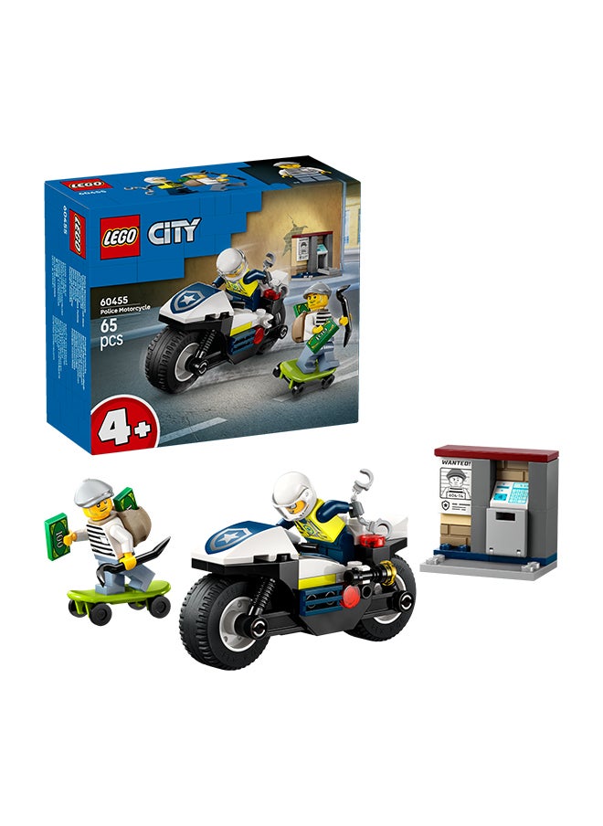 LEGO Lego City Police Motorcycle Chase 60455 (65) Pieces  - Image 1