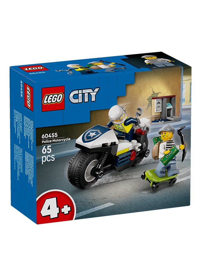 LEGO Lego City Police Motorcycle Chase 60455 (65) Pieces  - Image 3
