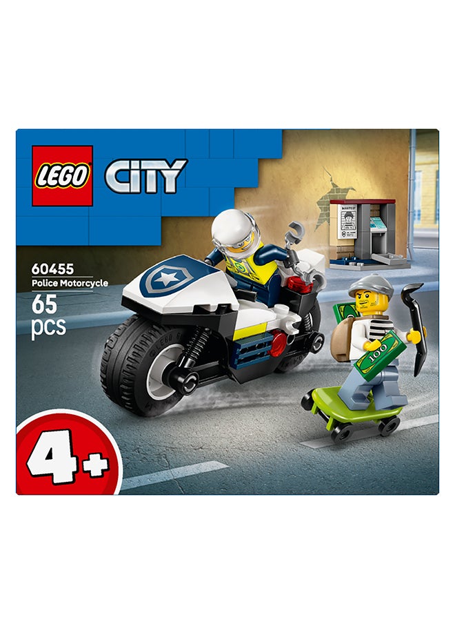 LEGO Lego City Police Motorcycle Chase 60455 (65) Pieces  - Image 5