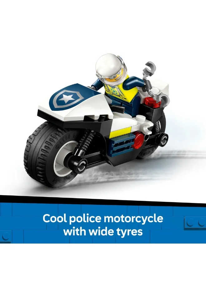 LEGO Lego City Police Motorcycle Chase 60455 (65) Pieces