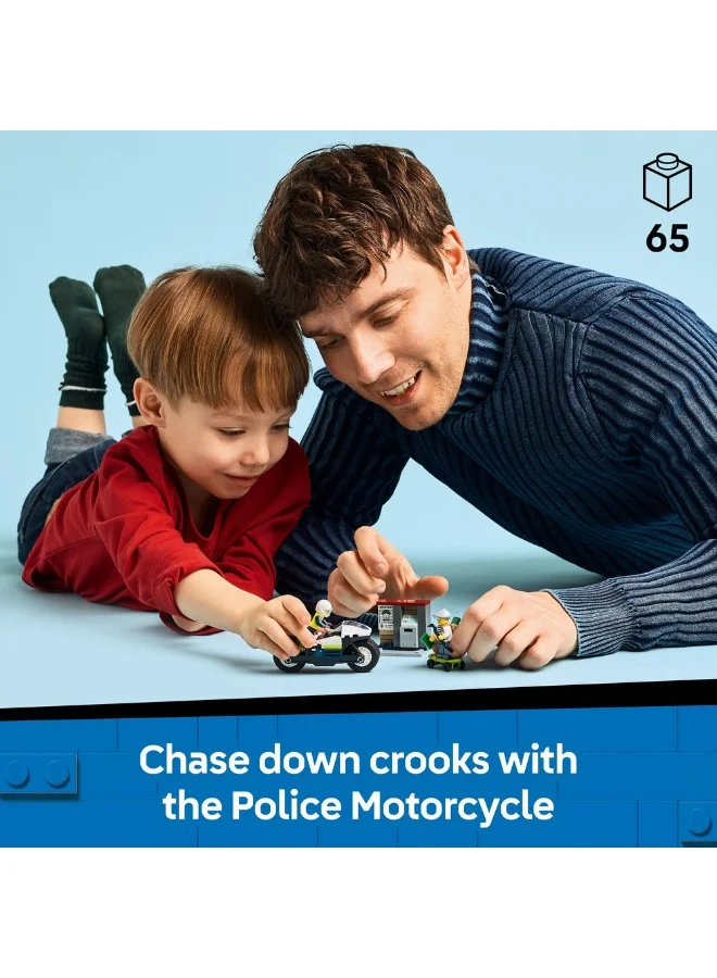LEGO Lego City Police Motorcycle Chase 60455 (65) Pieces