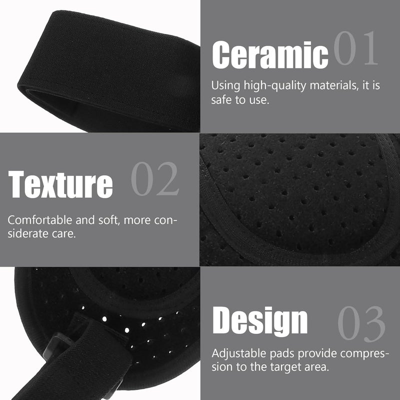 Adjustable Adult Inguinal Hernia Belt Black Support Strap for Men and Women Groin Compression Brace Suitable for Hernia Relief and Prevention - Image 3