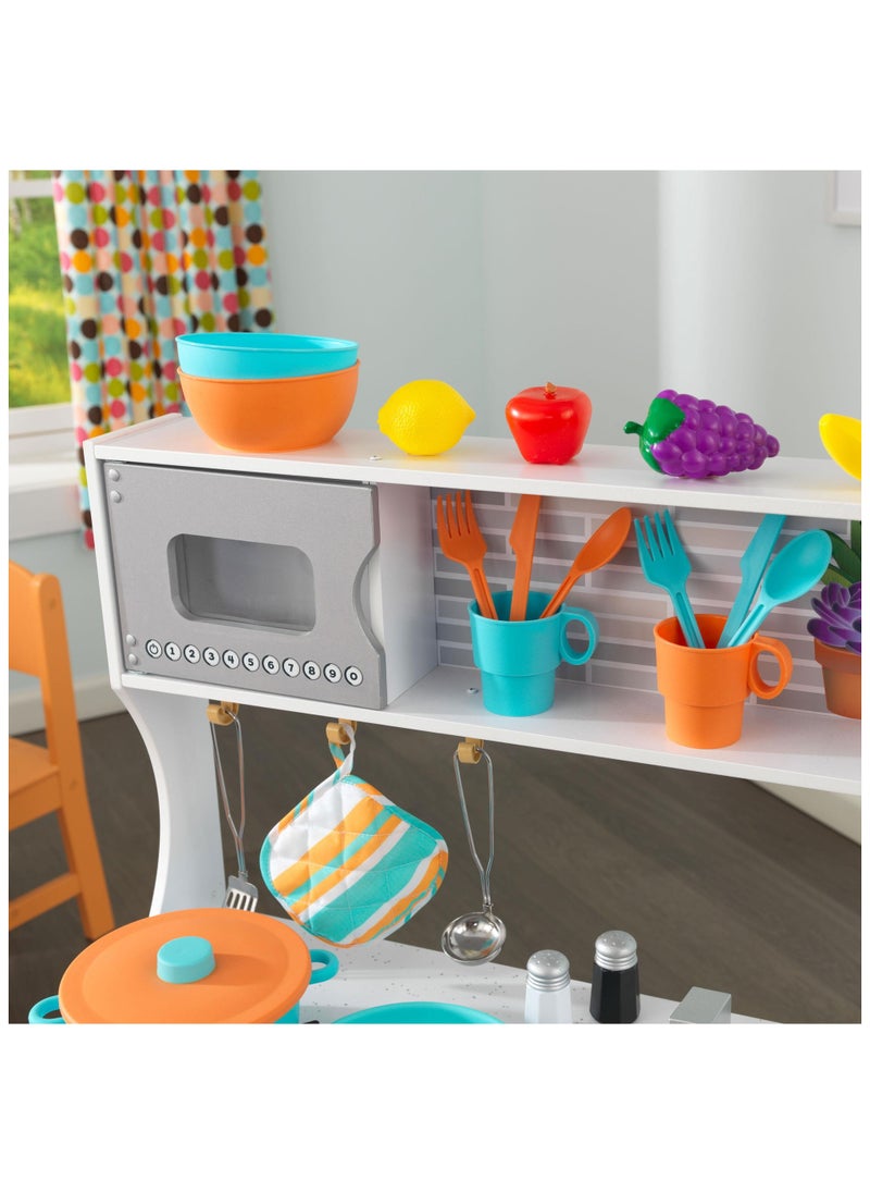 KidKraft Wooden Pretend Toy Kitchen Playset  - Image 4