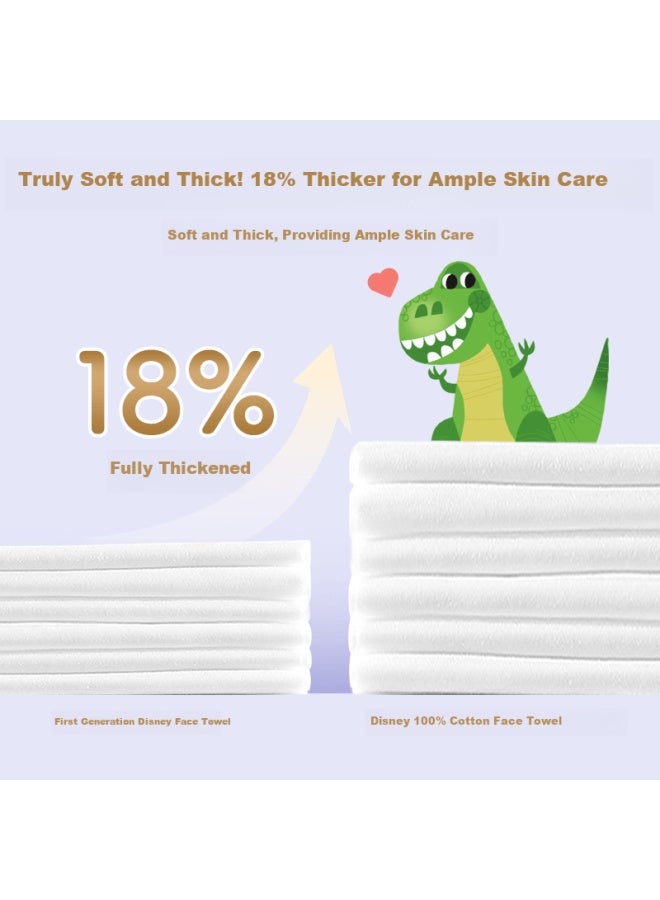 Aiyiyou × Disney Collaboration 100% Cotton Facial Wipes 200 Sheets Single Pack Disposable Soft Face Towels - Image 2