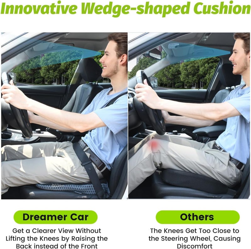Wedge Seat Cushion - Memory Foam for Comfort - Image 2