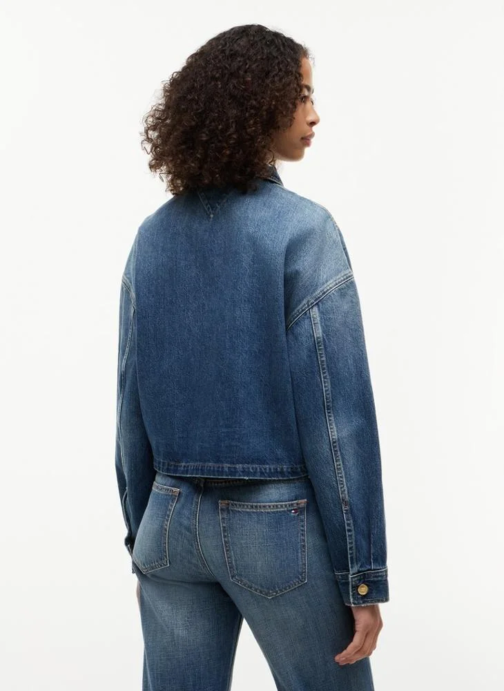 Tommy Hilfiger Flag Horsebit Relaxed Denim Jacket