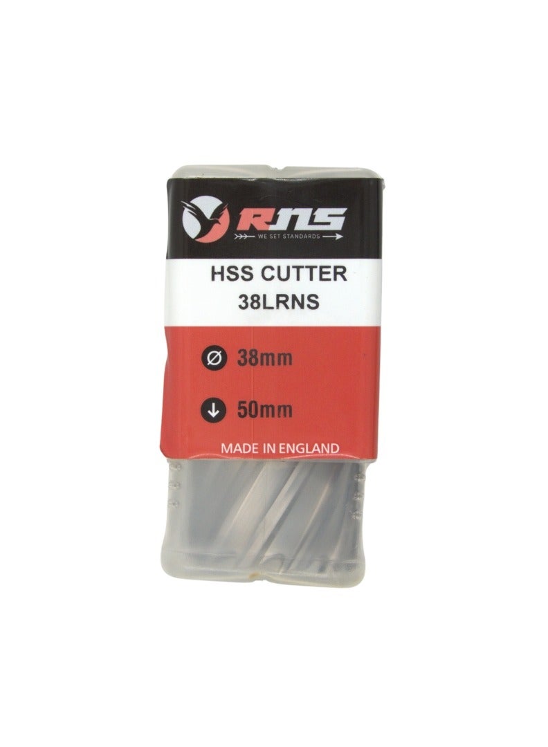 RNS 38 x 50 mm HSS Cutter with Universal Shank, High Speed Steel Core Drill Bit for Metal Cutting and Industrial Drilling Applications - Image 1