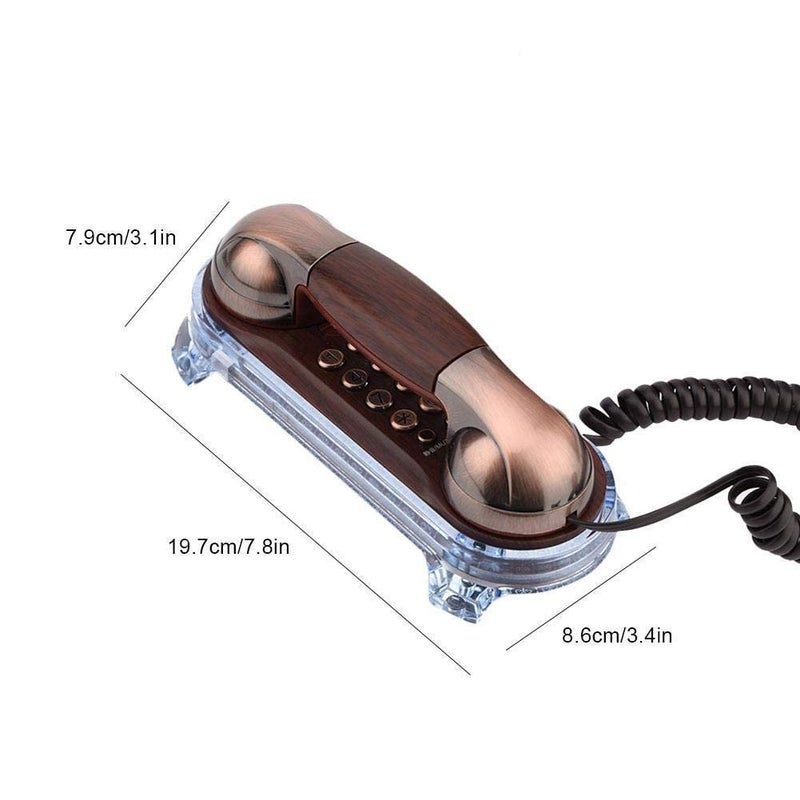 Pekos Landline Telephone | Ringer LED Indication Corded Intercom Receiver Landline Telephone for Office Home (Multi-Color) - Image 1