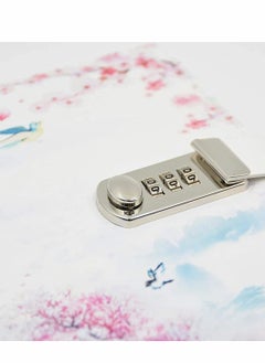 Y&D Leather Diary with Lock, Secret Lock Journal Exquisite Pattern Design  - Image 5