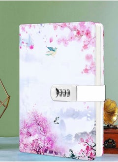 Y&D Leather Diary with Lock, Secret Lock Journal Exquisite Pattern Design  - Image 4