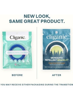 Cliganic Mosquito Repellent Bracelet Essential Oil Infused (10 Pack)  - Image 4