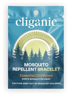 Cliganic Mosquito Repellent Bracelet Essential Oil Infused (10 Pack)  - Image 5