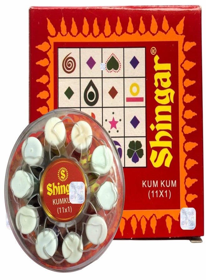 Shingar Kumkum 11 x 1 | For All Skin Types | Matte Finish | Easy Single-Stroke Application | Liquid Bindi & Kumkum - Pack of 1, 24 Gram - Image 4