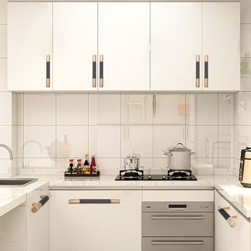 Gutuwellea 12 Pack 3 Inch 76 mm Bronze and Black Knurled Cabinet Handles Cabinet Pulls Aluminum Handles Knurled Drawer Pulls Oxidation Finish with Diamond Pattern - Image 4