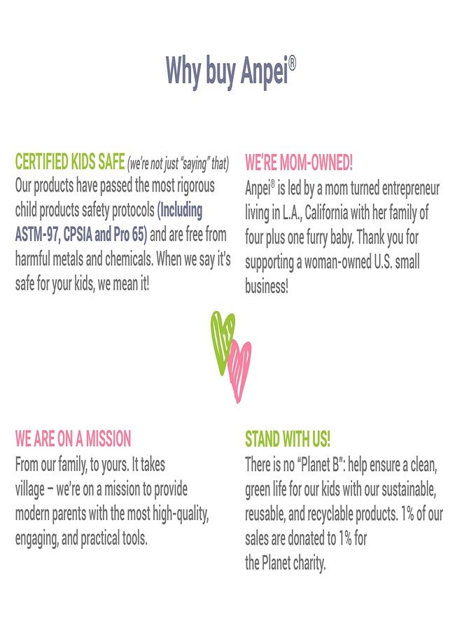 AnPei مجموعة أنبي للخطوة 1 الانتقالية مع قشة وأيدي وزن ذاتي للتغذية متوافقة مع حلمات سيليكون كوموتومو، تدفق متوسط وسريع | 4 أشهر + - Image 2