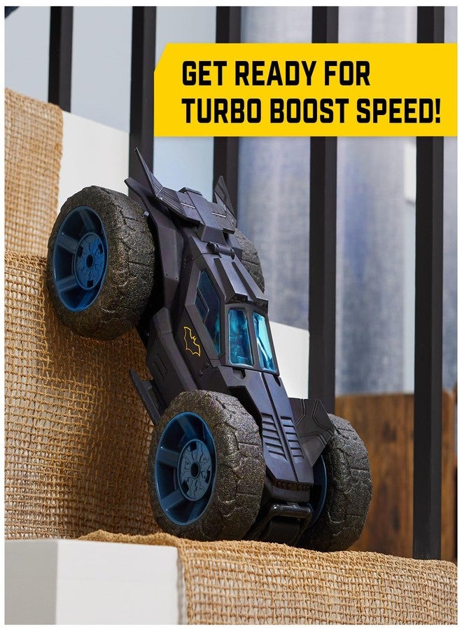 Batman دي سي كوميكس، باتمان ستانت فورس باتموبيل، سيارة تحكم عن بعد داخلية، تعزيز توربو وحركات مجنونة، ألعاب أبطال خارقين قابلة للجمع للأطفال من الأولاد والبنات 4 سنوات وما فوق - Image 5