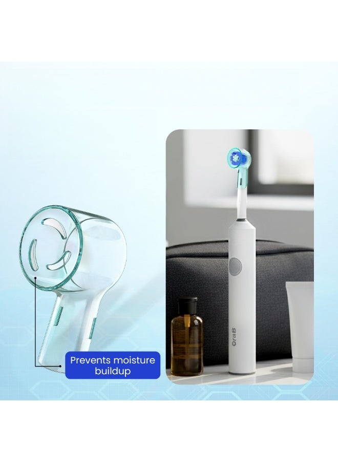 Winner 6Pcs Toothbrush Cover Compatible with Oral B Replacement Heads,Brush Cover for iO Electric Toothbrush Head,Round Tooth Brush Caps,Dust Cover Protector - Image 5