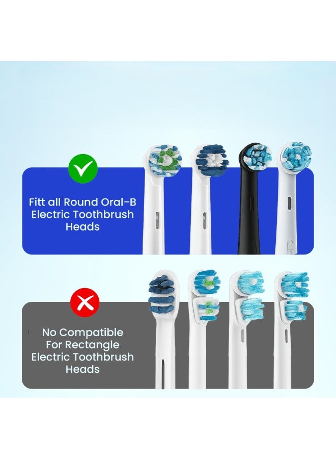 Winner 6Pcs Toothbrush Cover Compatible with Oral B Replacement Heads,Brush Cover for iO Electric Toothbrush Head,Round Tooth Brush Caps,Dust Cover Protector - Image 3
